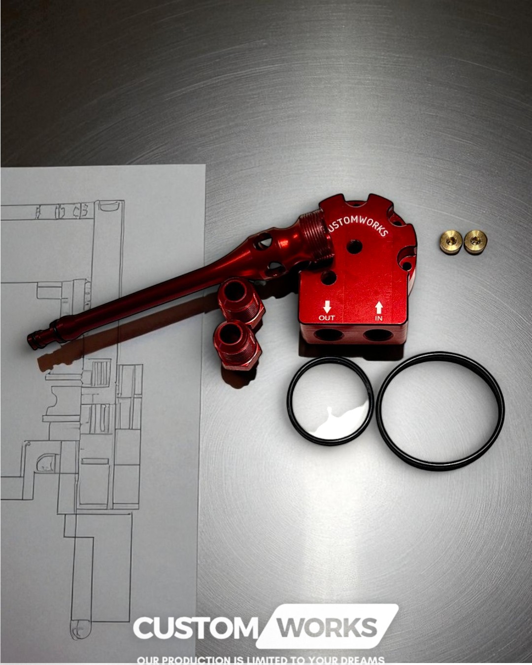 M43-44 OİL COOLER ADAPTÖR